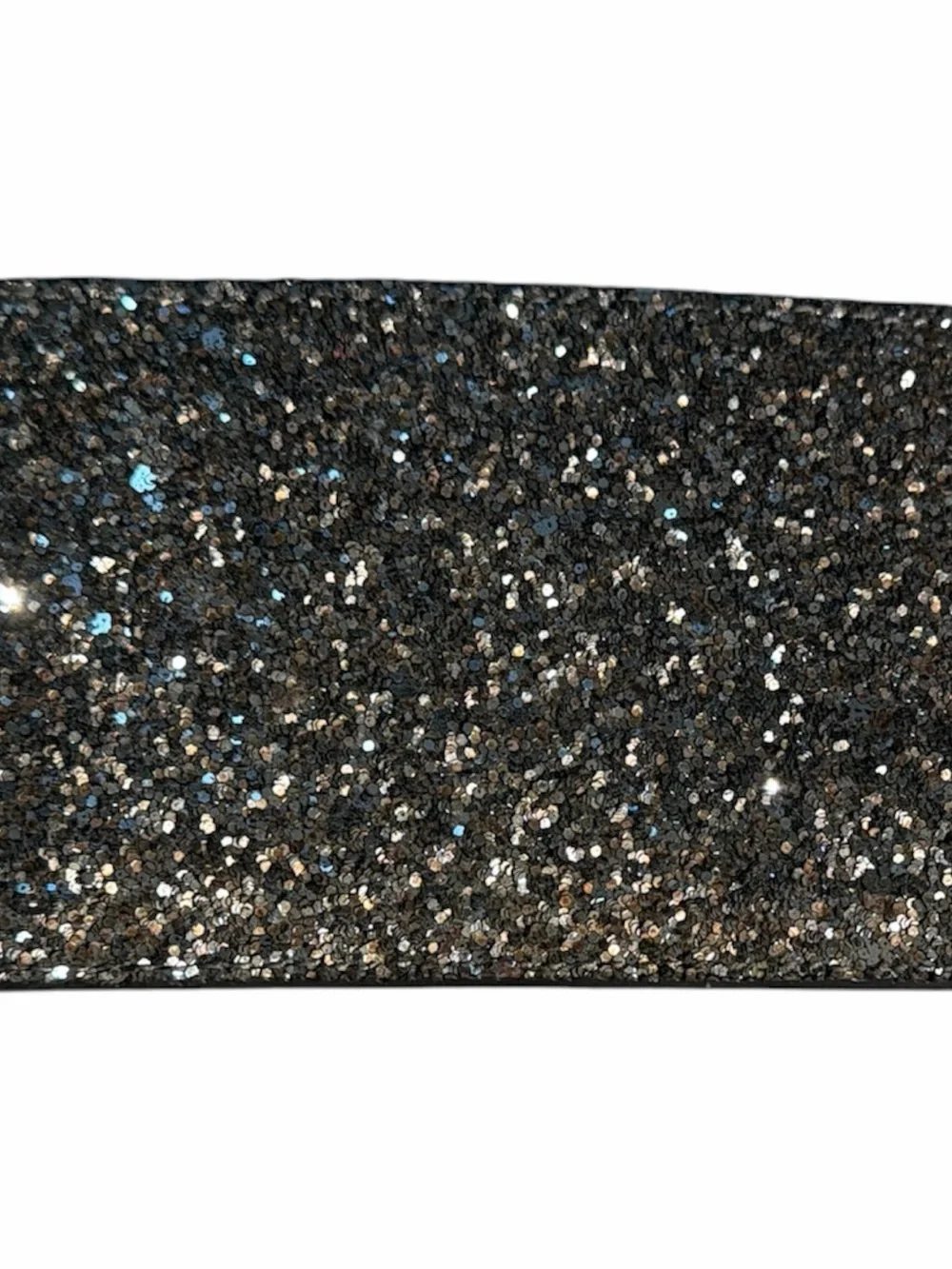 kate spade Tan Slim Card Case with Glitter EUC